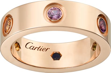 cartier pink love rings.